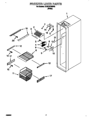 Freezer liner