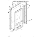 KitchenAid KBLS36MHX00 cabinet and breaker trim diagram