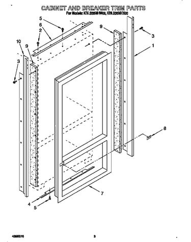 Cabinet and breaker trim