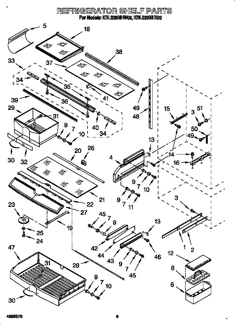 Refrigerator shelf