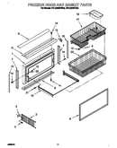 Freezer door and basket