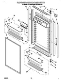 Refrigerator door