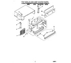 KitchenAid KBRP36MHB00 top grille and unit cover diagram