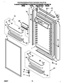 Refrigerator door