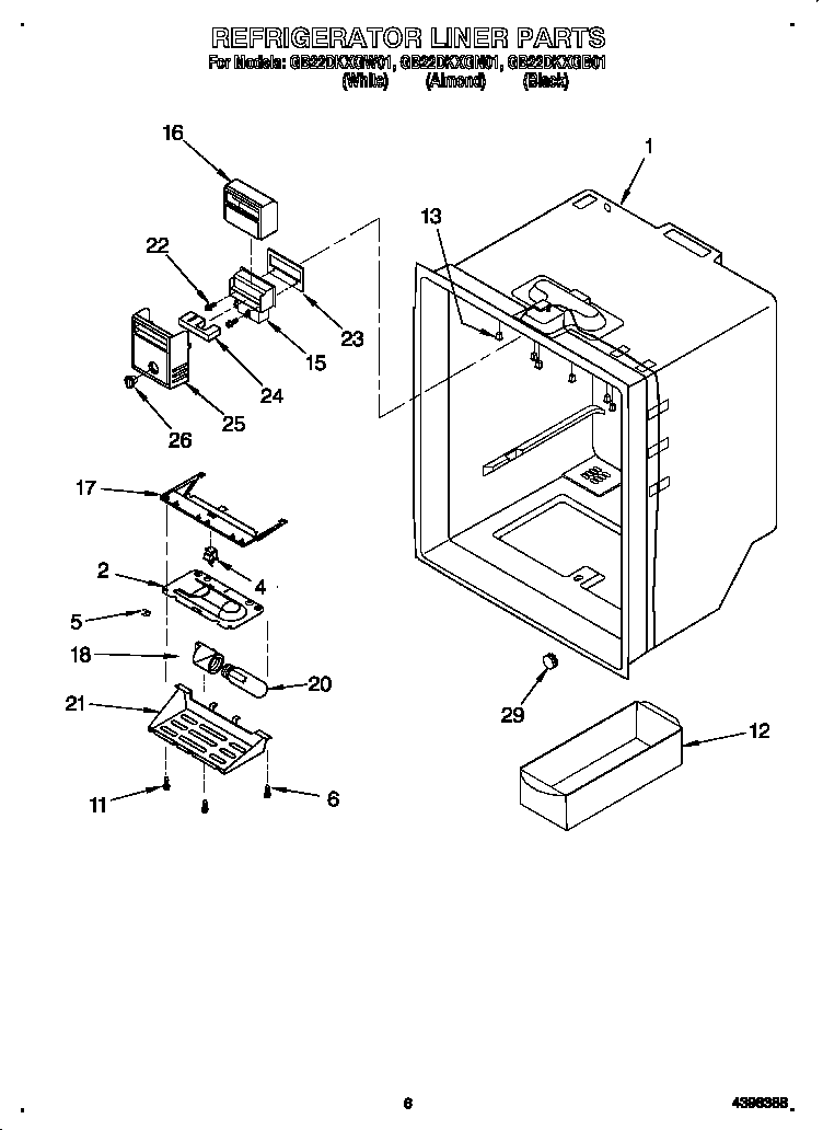 Refrigerator liner