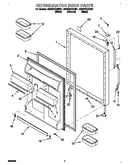Refrigerator door