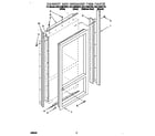 KitchenAid KBLP36MHW00 cabinet and breaker trim diagram