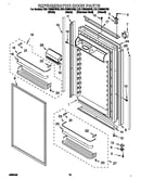 Refrigerator door