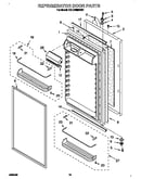 Refrigerator door