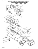 Motor and ice container