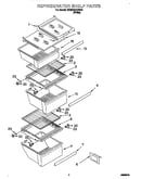 Refrigerator shelf