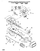 Motor and ice container