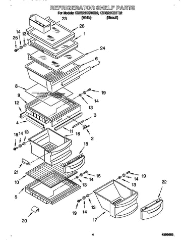 Refrigerator shelf