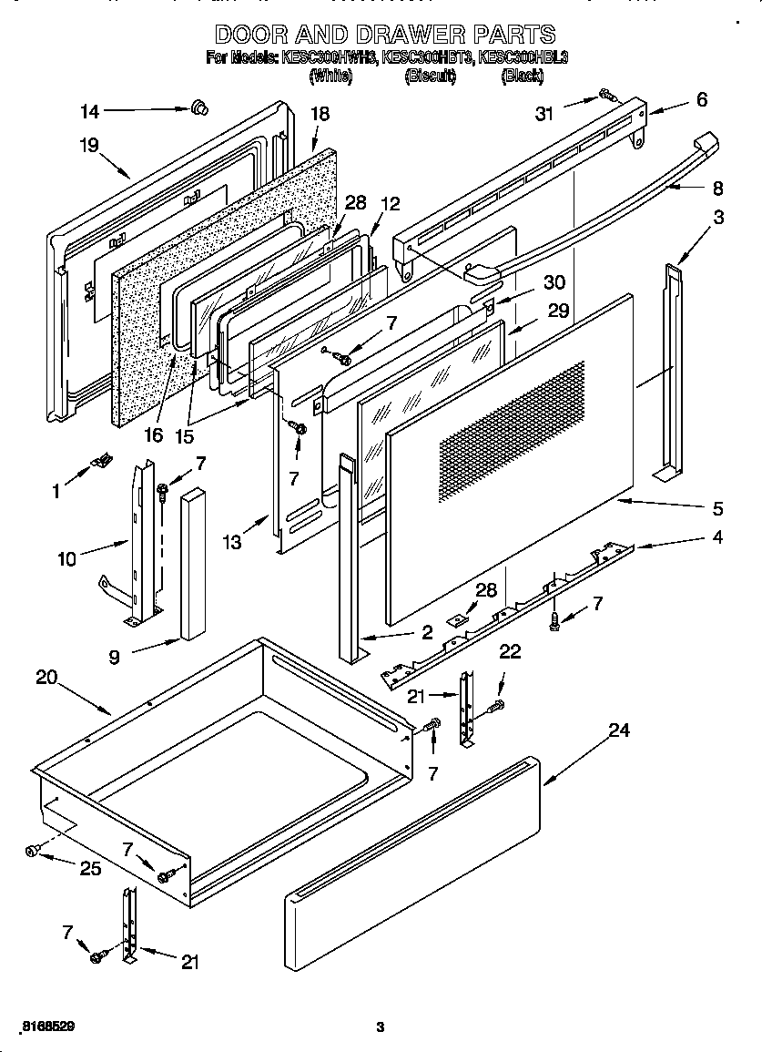 Door and drawer