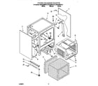 KitchenAid KESC300HWH4 oven chassis diagram