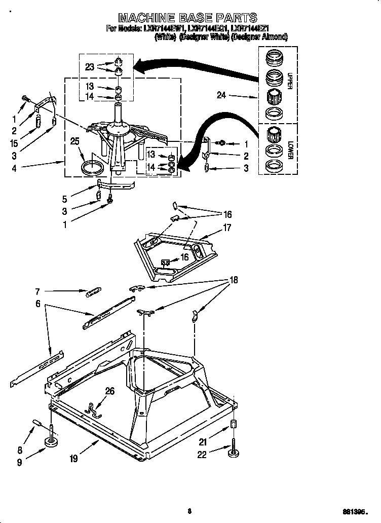 Machine base