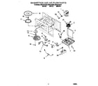 Whirlpool MH6151XHQ0 magnetron and air flow diagram