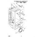 KitchenAid 4KSRS25QFW02 refrigerator liner diagram