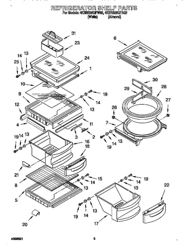 Refrigerator shelf