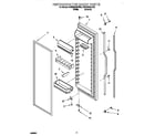 KitchenAid 4KSRS25QFW02 refrigerator door diagram