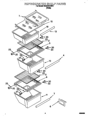 Refrigerator shelf