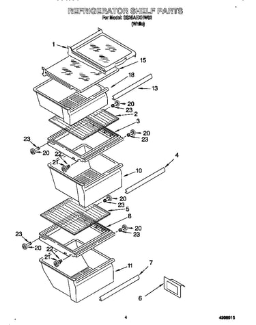 Refrigerator shelf