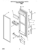 Refrigerator door