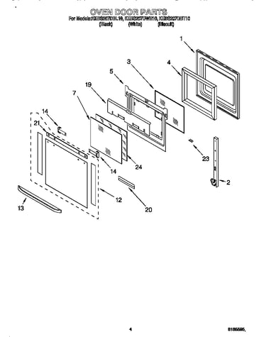Oven door