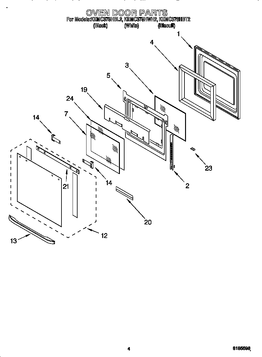 Oven door