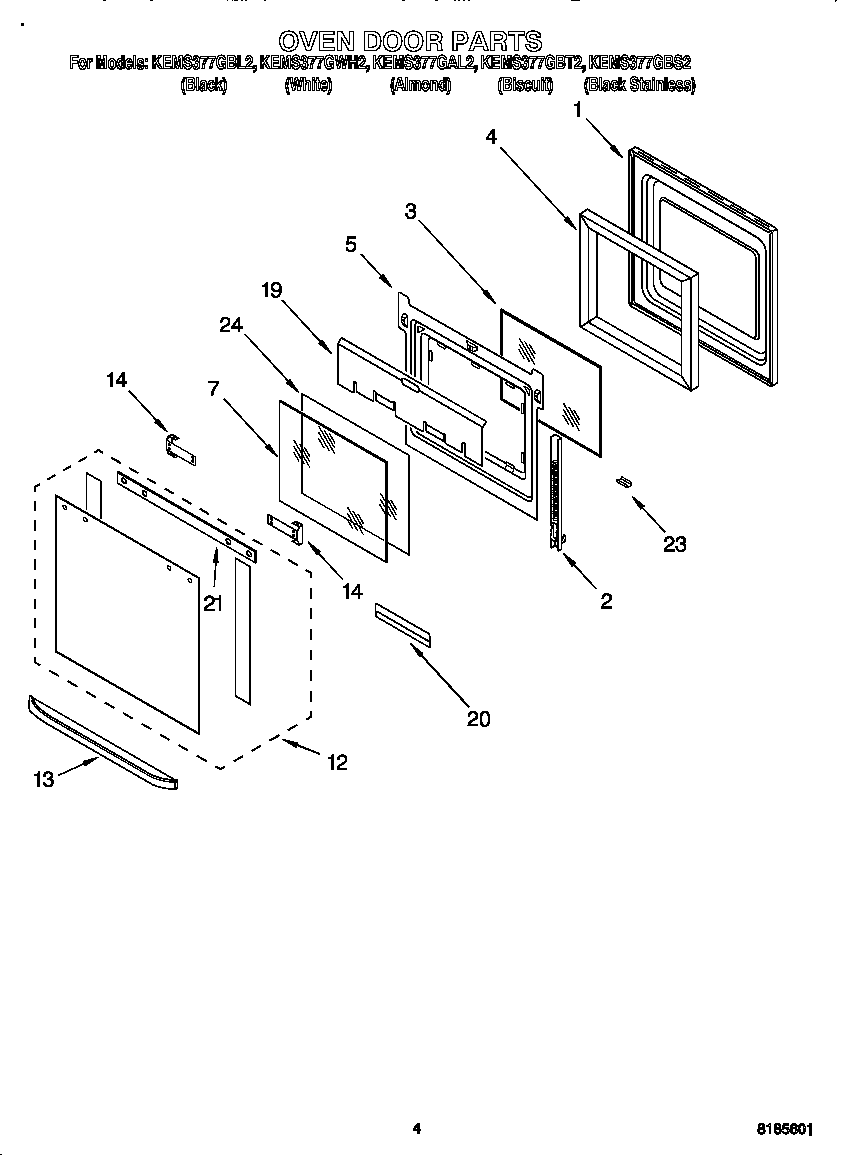 Oven door