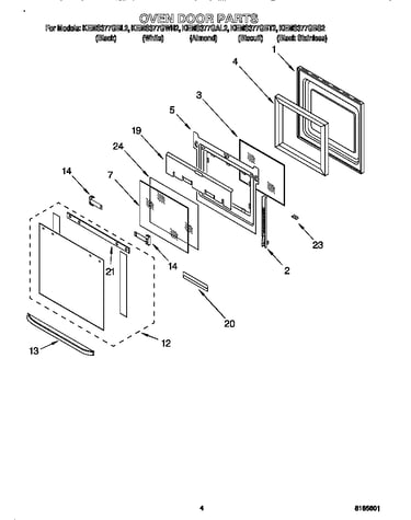 Oven door