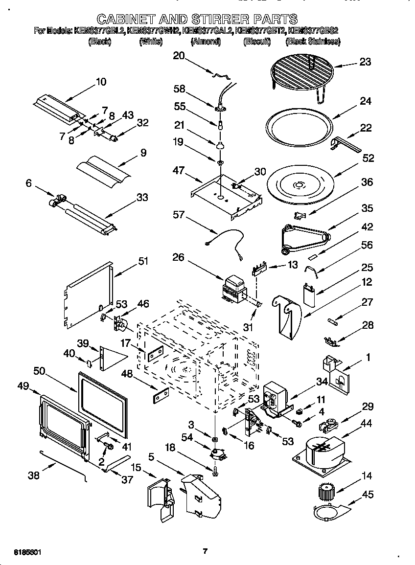 Cabinet and stirrer