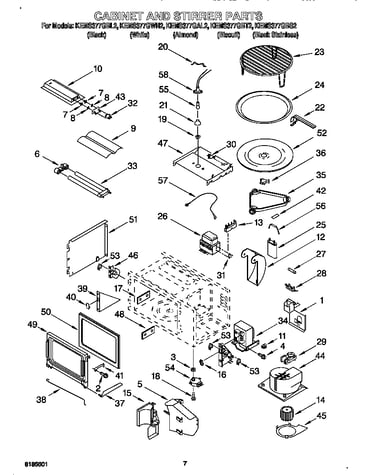 Cabinet and stirrer