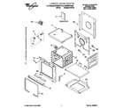 Whirlpool RBD305PDQ10 lower oven diagram