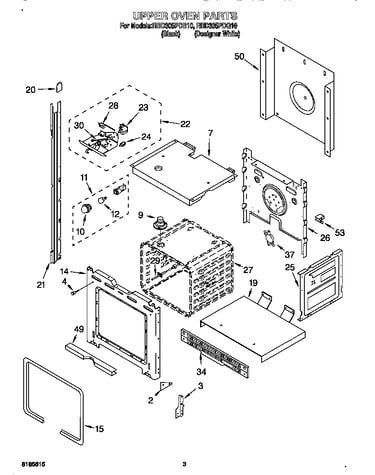 Upper oven