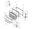 Amana TJ18R3W-P1181712WW freezer door diagram