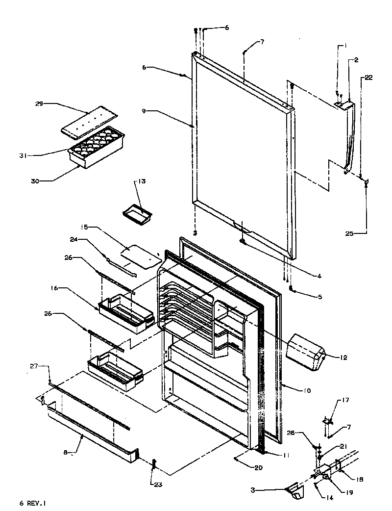 Refregerator door