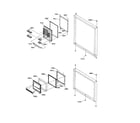 Amana BG18VL-P1320704WL door assembly diagram