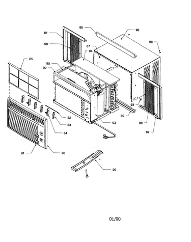 Outer case and front