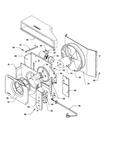 Center partition assy