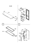 Refrigerator door/door trim/handles
