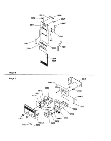 Ice maker/control assembly