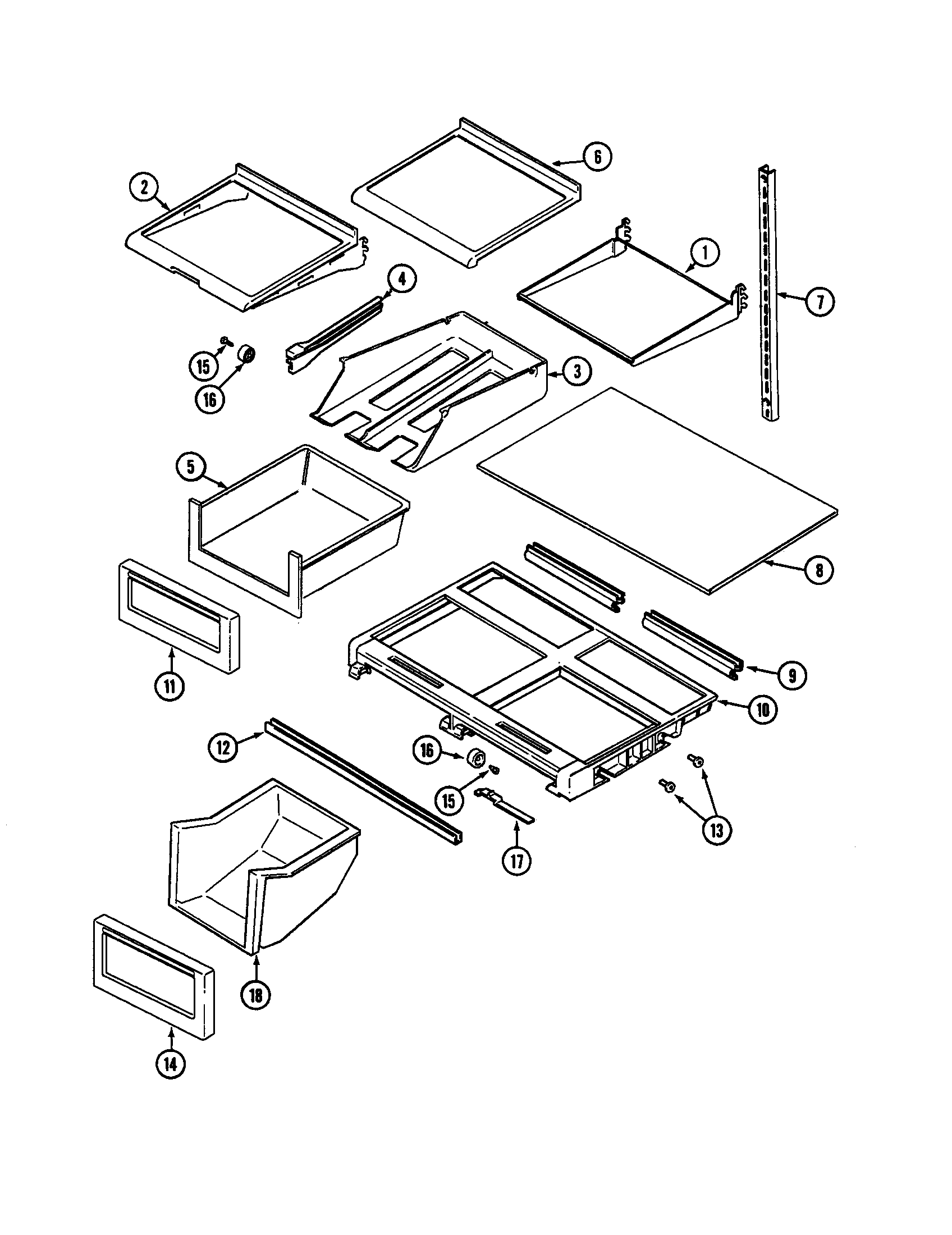 SHELVES