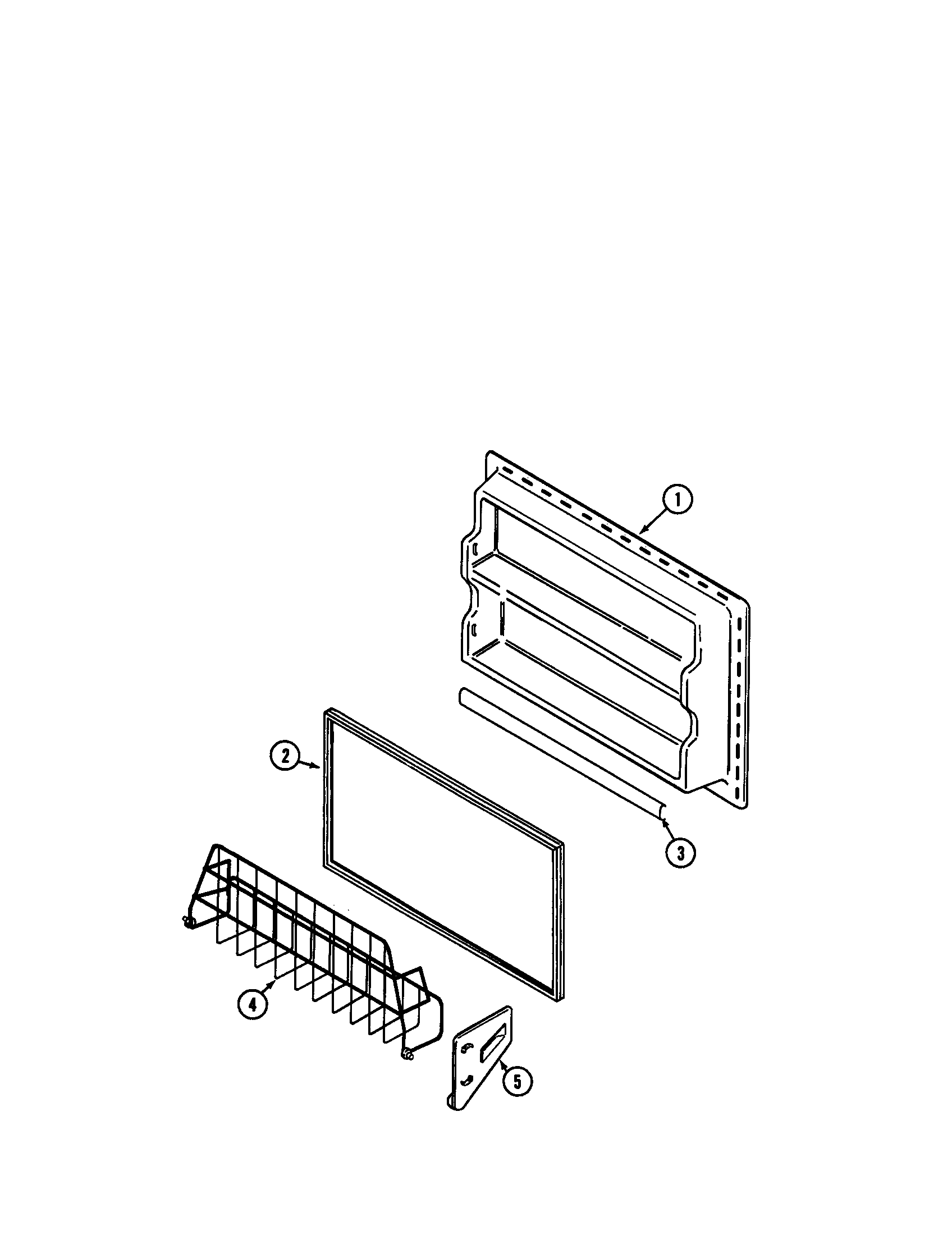 Freezer inner door