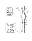 Freezer outer door