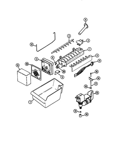 Optional ice maker kit-uki2000axx