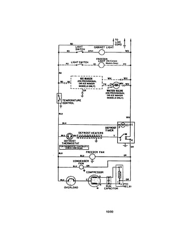 Wiring (24 cu.ft. top mount units)