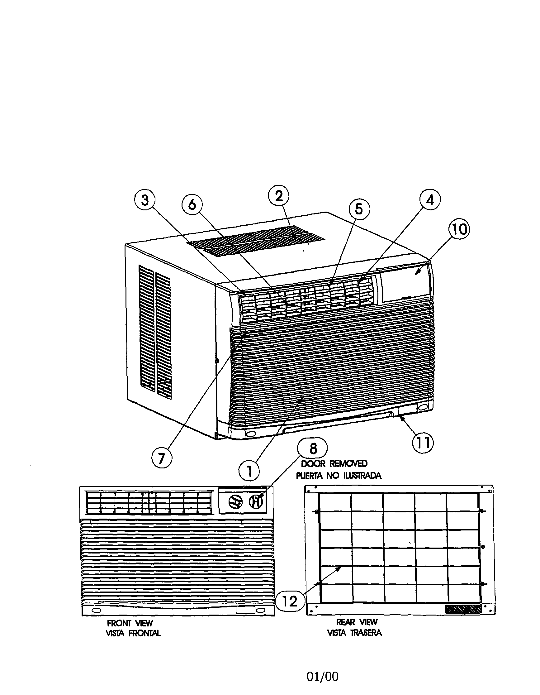 Front unit
