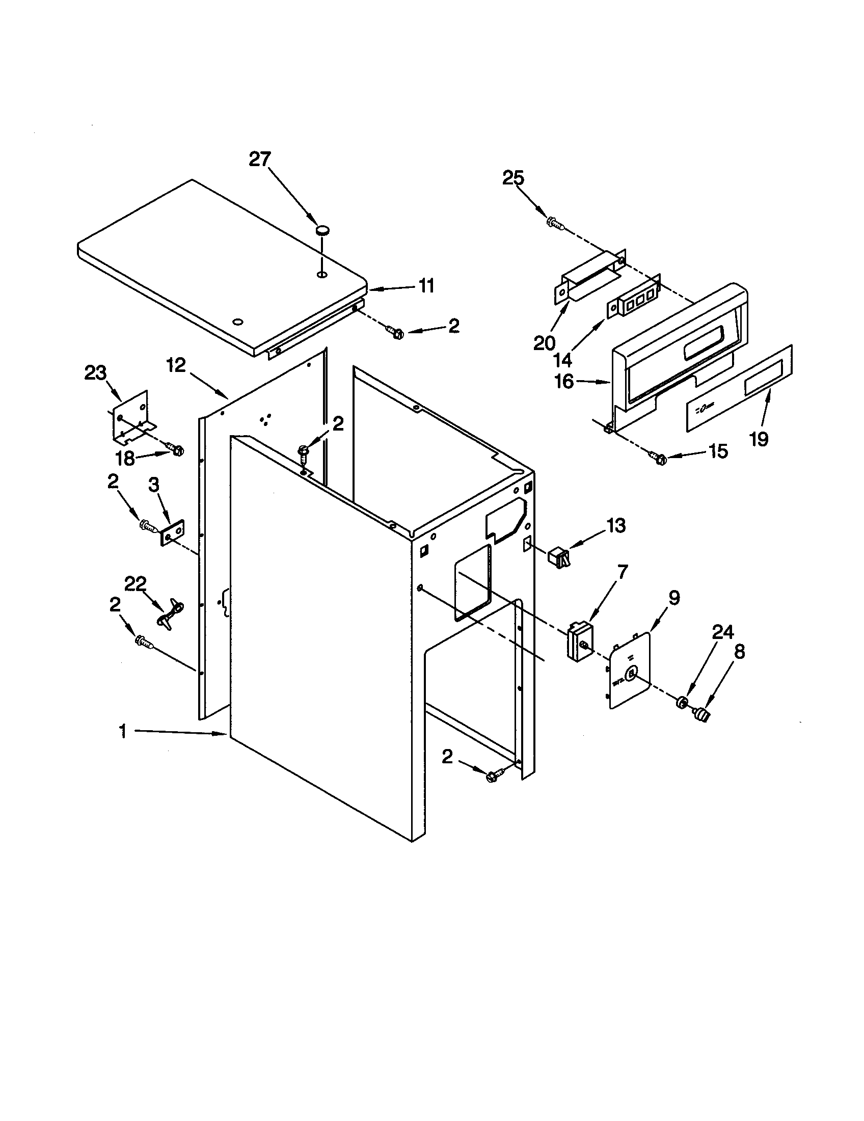 Cabinet and control