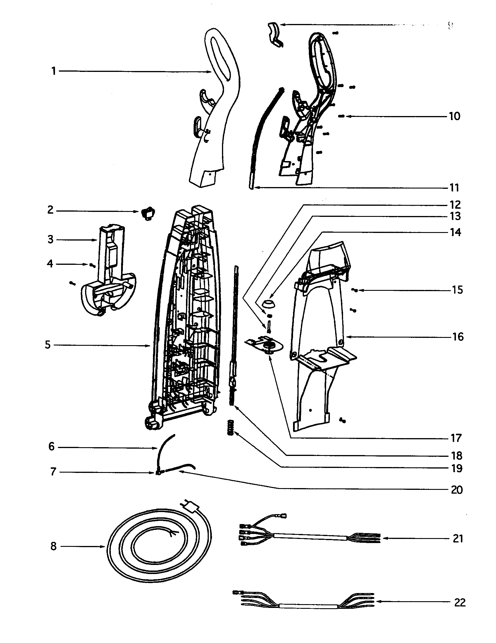 Rear housing